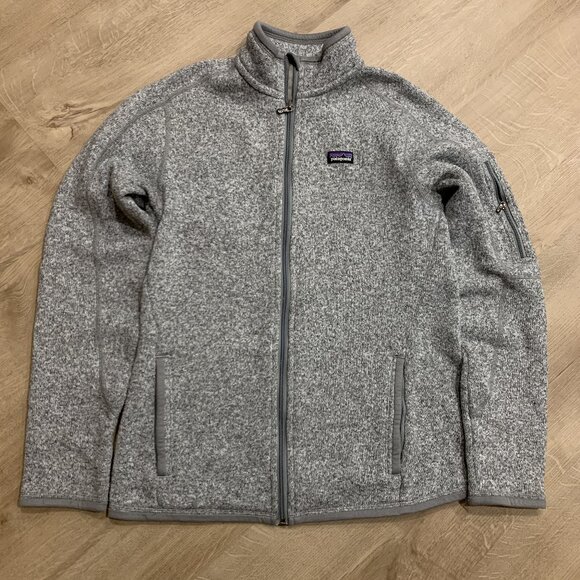 Patagonia Better Sweater Fleece Jacket Women's Medium M Gray Full Zip Outdoor - Picture 1 of 8